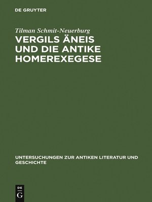 cover image of Vergils Äneis und die antike Homerexegese